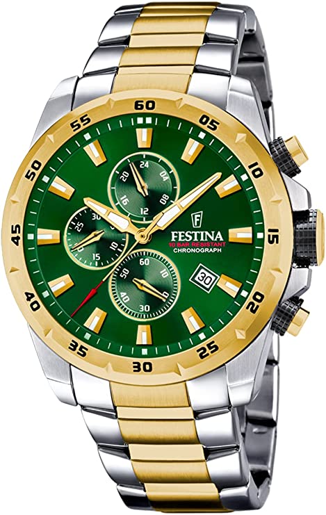 Festina Kronograf Guld/Sølv F20562/3